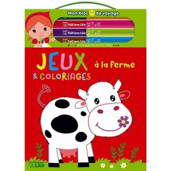 Jeux et coloriages à la ferme