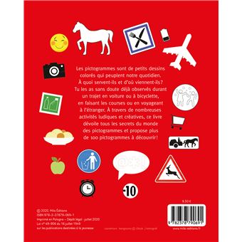 Les pictogrammes à créer et à colorier