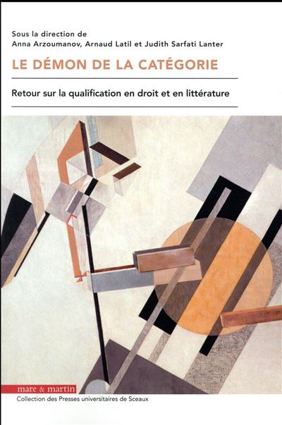 Le démon de la catégorie - Anna Arzoumanov - broché
