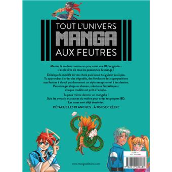 Tout l'univers manga aux feutres
