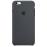 Coque Apple pour iPhone 6s Plus en silicone Noire_0
