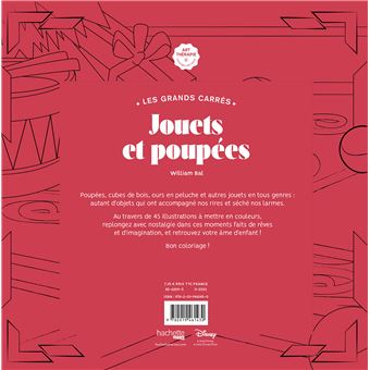 Les grands carrés Disney Jouets et poupées