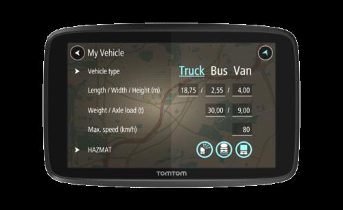 TOMTOM GO 6250 TRUCKER FEU LFT MAPS 6