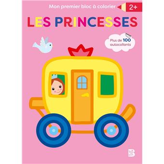 Mon premier bloc à colorier Les princesses