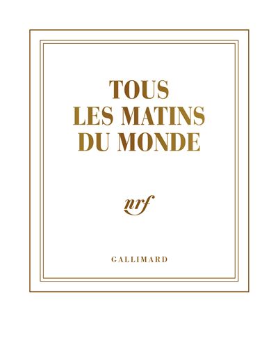 Carnet poche neige filets or ligne tous les matins du monde