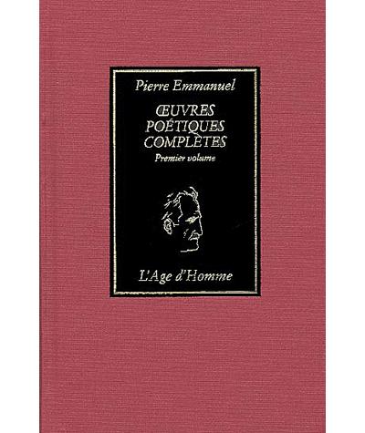 Oeuvres poétiques complètes - Pierre Emmanuel - relié