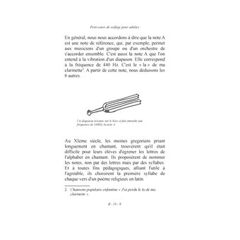 Petit cours de solfège pour adultes