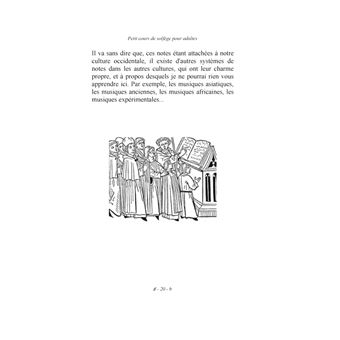 Petit cours de solfège pour adultes