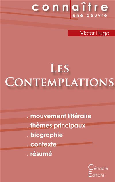 Fiche de lecture Les Contemplations de Victor Hugo
