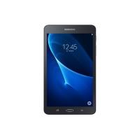 Housse Samsung Galaxy Tab A 7 pouces 2016 / Tab A6 SM-T280/SM-T285 Cuir  Style noire avec Stand - Etui coque noir de protection tablette Samsung