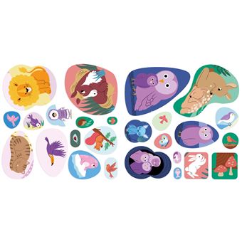 Décors et gommettes - bébés animaux