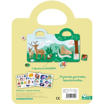 Décors et gommettes - bébés animaux