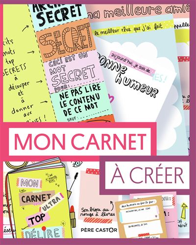Mon carnet à créer