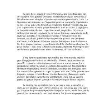 X. se raconte
