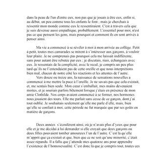 X. se raconte
