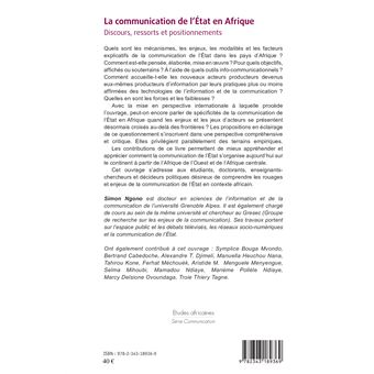 La communication de l'Etat en Afrique