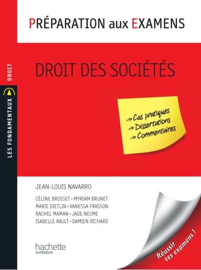 Droits des sociétés : préparation aux examens