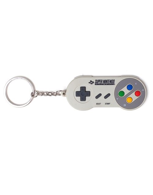 NINTENDO-SNES CONTROLLER RUBBER KEYCHAIN