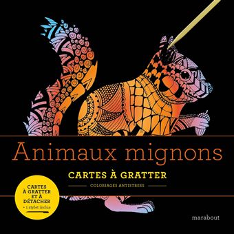 Cartes à gratter - Animaux mignons
