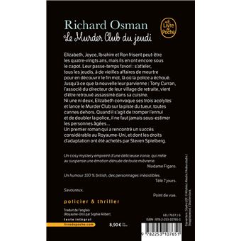 Le Murder club du jeudi (Le Murder Club enquête, Tome 1)