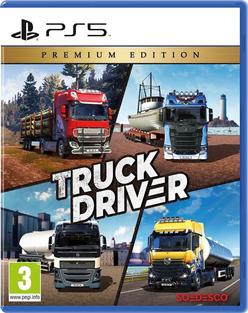 Pochette avant du jeu Truck Driver Edition Premium PS5