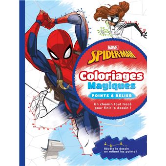 SPIDER-MAN - Coloriages Magiques - Points à relier - MARVEL