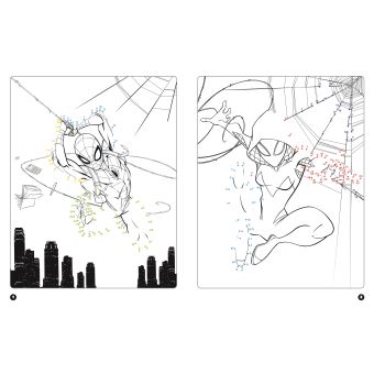 SPIDER-MAN - Coloriages Magiques - Points à relier - MARVEL
