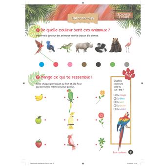 Mon cahier de vacances UNE SAISON AU ZOO PS-MS