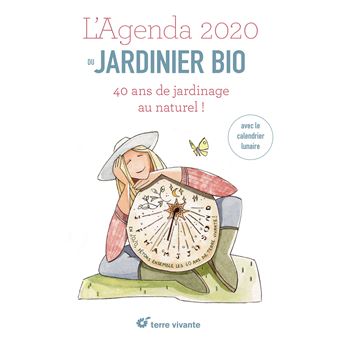 L'agenda du jardinier bio 2020