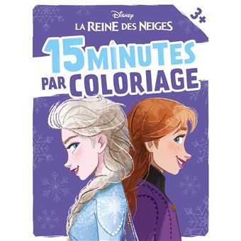 LA REINE DES NEIGES - 15 minutes par coloriage - Disney