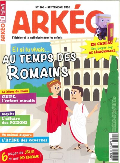 Arkeo junior,265:et si tu vivais au temps des romains