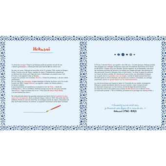 L'art à la manière d'Hokusai - Peinture aquarelle - boîte avec accessoires