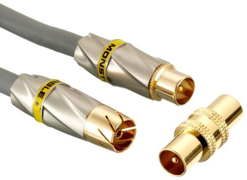 Câble antenne Monster Cable 4m + Adaptateur High Performance