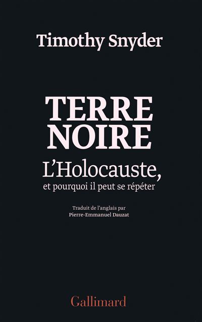 Terre noire - Timothy Snyder - broché