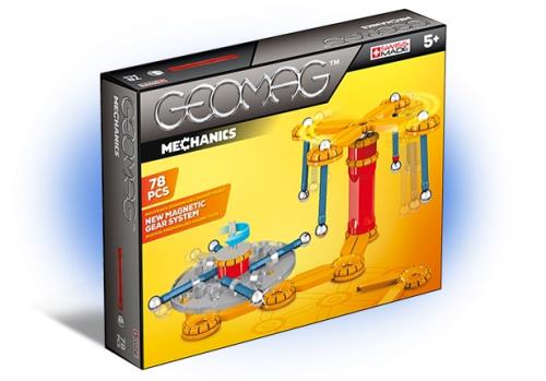 GEOMAG MECHANICS Jeu de Construction Magnétique 28 pcs - Jeux