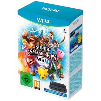 Super Smash Bros. Wii U + Adaptateur Manette Gamecube pour Wii U - 1