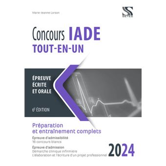 Concours IADE 2024 Tout-en-un