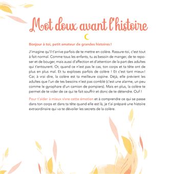 Mes histoires du calme - Ma colère de feu