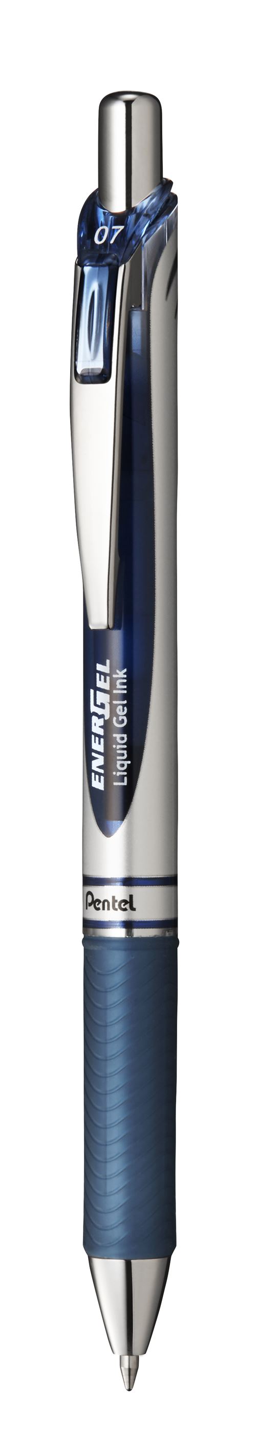 Stylo roller encre gel rétractable Pentel Energel Pointe 0,77mm Bleu