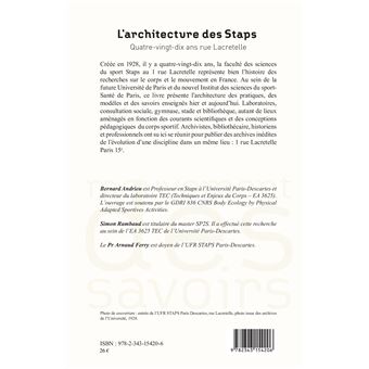L'Architecture des Staps