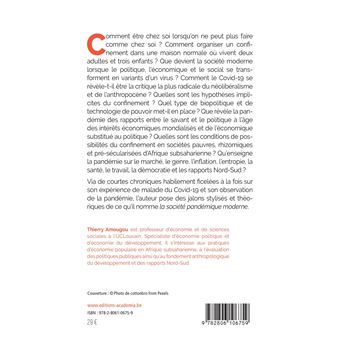 Pandémisme ou les tremblements de l'anthropocène