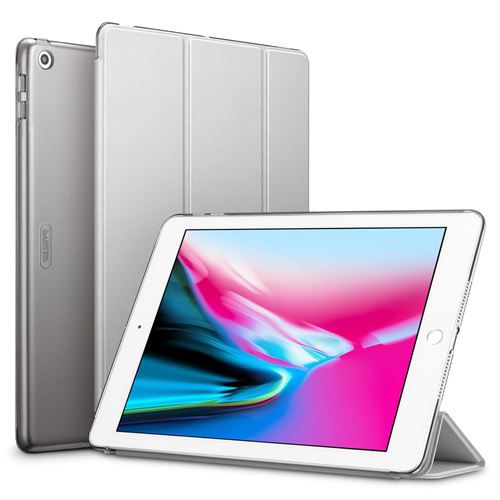 ESR iPad 2017 iPad 9.7-inch Case, Lightweight Smart Case Trifold Stand, Silver Gray