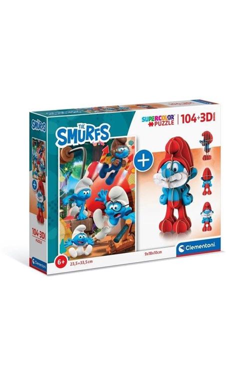 SMURFEN 3D (104 STUKJES)