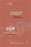 Le nouveau droit des obligations