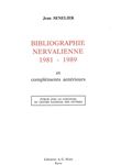 Bibliographie nervalienne 1981-1989