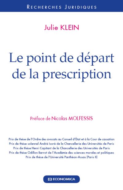 Point de départ de la prescription