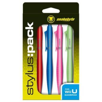 Pack Accessoires Snakebyte Stylus:pack pour Wii U