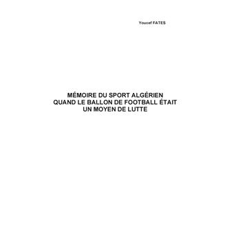 Mémoire du sport algérien