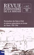 Revue d'Histoire de la Shoah - n° 217