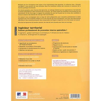 Ingénieur territorial 2020 - Ingeniérie, gestion technique et architecture